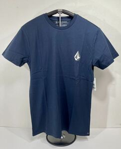 VOLCOM ボルコム AF011908NVY メンズ Sサイズ 半袖Tシャツ ワンポイントのロゴティー LogoTee ネイビー色 ヴォルコム 新品 即決 送料無料