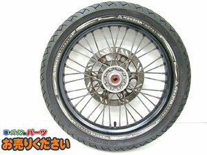 中古現状 カワサキ Dトラッカー250 ★ 純正 フロントホイール RK EXCEL 17インチ 17×3.00 D-TRACKER Dトラ