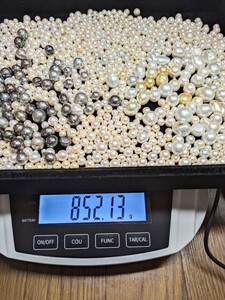 真珠ルース大量出品!約852.13g/4,260.65ct(内アコヤ/あこや真珠約556.41g/2,782.05)黒蝶真珠/白蝶真珠/ゴールデンパール等!バロック含!