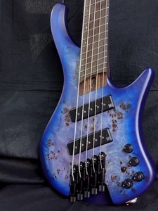 Ibanez EHB1505MS-PLF (Pacific Blue Burst Flat) 5弦ベース ヘッドレス マルチスケール アイバニーズ