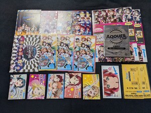 ☆LOVE　LIVE　ラブライブ　Aqours　ブロマイド　ステッカー　他　セット☆　