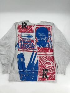 激レア/美品 ヴィンテージ 90s/champion reverse weave/フセイン 湾岸戦争 スウェット シャツ/L/チャンピオン トレーナー USA製