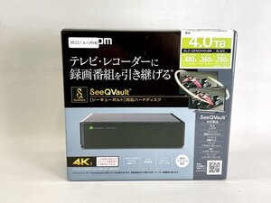 動作確認済み エレコム HDD 4TB ELD-QEN2040UBK 外付け 録画 ハードディスク[20912