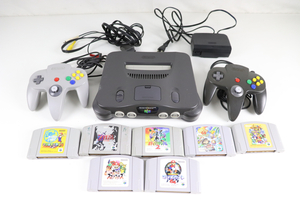Nintendo 64 HUS-001 本体 ソフト まとめ 任天堂 ニンテンドー コントローラ マリオ ZELDA ポケモンスタジアム 007JSNJO86
