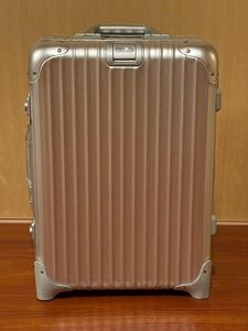 RIMOWA TOPAS 32L 929.52.01.2 リモワ トパーズ トローリー シルバー アルミ 2輪 希少廃盤モデル スーツケース 送料無料