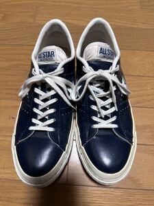 美品コンバースCONVERSE ONE STAR J BLUE ワンスター LOW