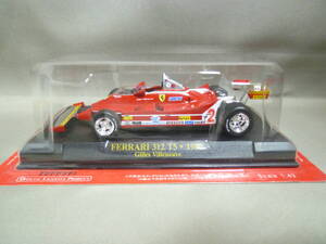 アシェット 1/43 312T5 G.ビルヌーヴ 1980 Ferrari Villeneuve フェラーリF1コレクション