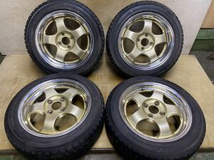 深リム WORK MEISTER S1 ワーク マイスター 15インチ 15インチ6.5J +35 +55 100/4H 185/55R15 前後セット