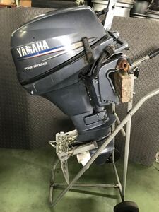 ①YAMAHA ヤマハ船外機 4スト 9.9馬力 6AUK F9.9FMH