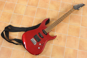 【動作OK】FERNANDES フェルナンデス エレキギター レッド_GIT_C0115-J00F