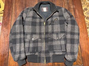 希少 FILSON ITALY MACKINAW WOOL INSULATED BOMBER JACKET マッキーノ ウール ボンバー ジャケット イタリア製 中綿 クルーザー イタリー