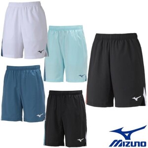 【62JB200226 L】MIZUNO(ミズノ) ユニハーフパンツ ネイビーグリーン サイズ L 新品未使用タグ付 バドミントン テニス 2023モデル 