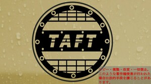 プレート風タフト給油口　カッティングステッカー　TAFT カワイイ　ステッカー