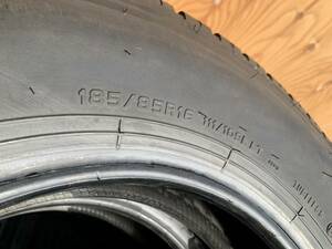 ダンロップ SP485 185/85R16 製造年数19年 残溝約4.9～5.5㎜ 4本セット MADE IN JAPAN