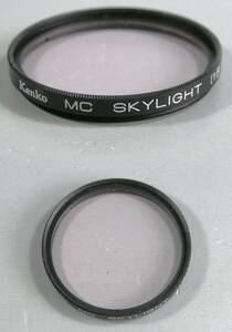 Kenko 　(673)　 美品・レンズフィルタ　46mm 　Skylight （紫外線防止、レンズ保護）　ケンコー