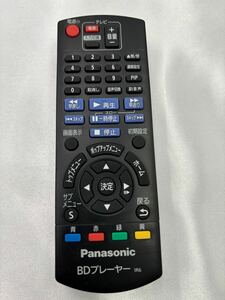 Panasonic パナソニック BDプレーヤー用リモコン　動作未確認