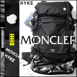 国内正規品■新品388,300円【4 MONCLER GENIUS HYKE 】モンクレールジーニアスハイク/撥水ナイロンバックパック/52L/ラージ/リュック全天候