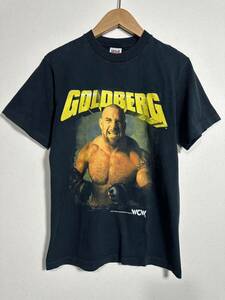 90s vintage WCW GOLDBERG t-shirt ヴィンテージ ビル・ゴールド・バーグ プロレスラー Tシャツ 古着