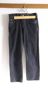 【中古】Levi’ｓ 501 W32 ブラック 綿100％ ブルガリア製