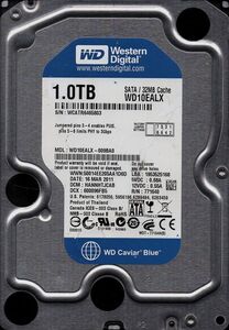 WesternDigital WD10EALX-009BA0 1.0TB SATA 7200rpm 2060-771640-003 PEV A