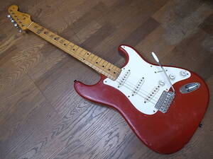 FENDER JAPAN ST-362ストラトキャスターUSAピックアップST62/Storatocaster赤CARレッド日本製Made in Japanフェンダージャパン