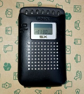 SRF-SX905V ソニー 受信確認済 完動品 AM FM ワイドFM ポケットラジオ 通学 通勤 競馬 防災 ジョギング 登山 ハイキング 災害 75875