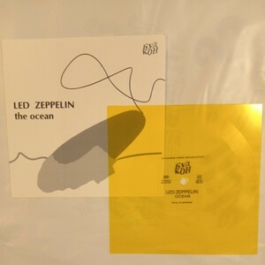 led zeppelin the ocean レッド・ツェッペリン 7inch flex sheet ソノシート vinyl レコード アナログ lp record シングル 