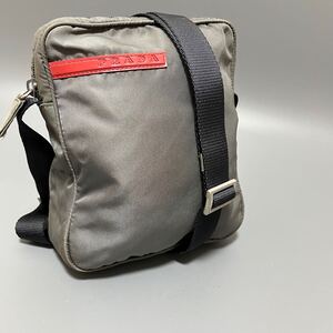 1円 PRADA プラダスポーツ ショルダーバッグ　クロスボディ メンズ レディース　金具ポシェット　サコッシュ 正規品本物 