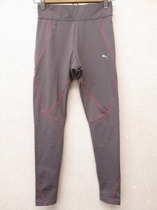 I3120：PUMA(プーマ) パワータイツ M レギンス トレーニングウェア/フィットネス/ジム/スポーツウェア 灰グレー/レディース