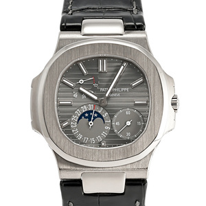 パテック・フィリップ PATEK PHILIPPE ノーチラス ムーンフェイズ 5712G-001 スレート文字盤 中古 腕時計 メンズ