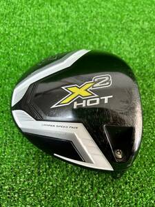 TO320【Callaway】X2 HOT 1W 9度 ヘッド単品 ヘッドカバー,レンチ付き キャロウェイ ドライバー 中古品