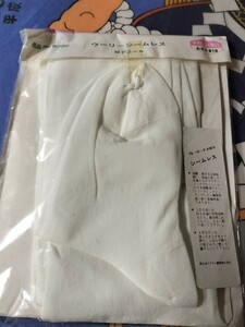 ホドガヤ ウーリー シームレス 50デニール ストッキング 昭和 レトロ スクール ナース woollie seamless stocking ホワイト 白 タイツ