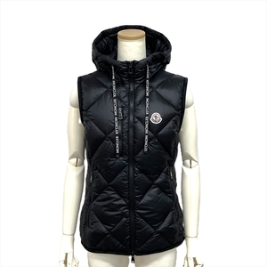 モンクレール MONCLER SUCLEX GILET ダウンベスト F10931A53700 ブラック 2 ジレ レディース