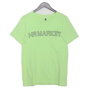 HOLLYWOOD RANCH MARKET ロゴプリントTシャツ グリーン ライム サイズ2 HRM ハリウッドランチマーケット 半袖カットソー