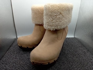 UGG アグ ムートンブーツ ウェッジソール ハイヒール 1001317 サイズ23cm ライトベージュ 冬