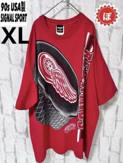 【最終値下】NHL REDWINGS ホッケー Tシャツ USA製 90s