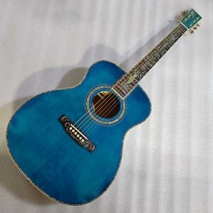 Ocean blue customショーモデル アコースティックギター