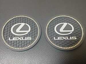 LEXUSレクサス ラインストーン コースター 検） LS GS IS-F RC-F RX NX CT LC UX SC430 ARISTO セルシオ ハリアー ランクル LFA TRD