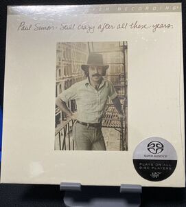 PAUL SIMON STILL CRAZY AFTER ALL THESE YEARS NUMBERED HYBRID SACD #MobileFidelity 新品未開封品となります。