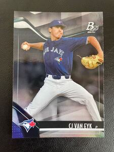 Topps MLB 2021 Bowman platinum トッププロスペクト #TOP-85 CJ VAN EYK Toronto Blue Jays トロント・ブルージェイズ