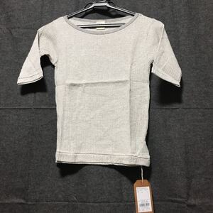 新品レア ungrid ワッフルTシャツ M 定価5490円 ふ