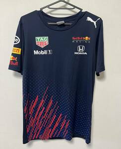 PUMA プーマ レッドブルレーシング Red Bull Racing タグホイヤー Mobil 1 ホンダ F1 Tシャツ USサイズS