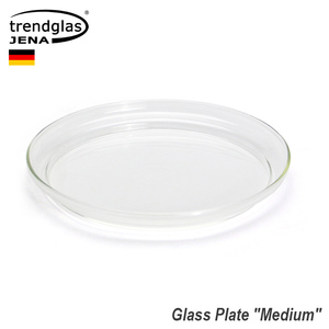 皿 Trendglas-Jena Glass Plate M トレンドグラスイエナ グラスプレート M 直径16cm ガラス製