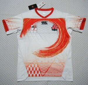 カンタベリー　CANTERBURY　JAPAN SEVENS REPLICA HOME JERSEY　日本代表　ラグビー用レプリカジャージ　白系　サイズ Ｌ　定価 10,780円