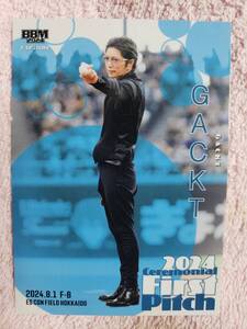 2024 BBM FUSION 始球式 GACKT アーティスト