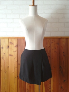 AG by aqua girl レディース キュロット スカート Mサイズ 黒 ミニ ショートパンツ ブラック short pants skirt Y