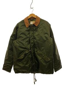 US.NAVY◆デッキジャケット/L/コットン/KHK/DSA100-74-C-1608