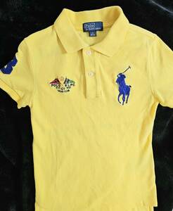 《ほぼ新品》Polo Ralph Lauren　半袖ポロシャツ　Big pony　size6(120)