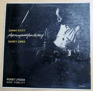 レコード〈 LP〉ソニー・スティット(Sonny Stitt ) Plays Arrangements From The Pen Of Quincy Jones