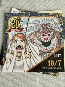 麦わらストア 限定 ワンピースカード 20th 365日 先着 特典 ステッカー ジャンプショップ 366 ナミ & ローラ 輩 缶バッジ コミパラ SR